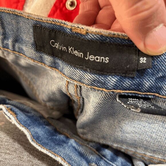 Calvin Klein Jeans Easy Fit Men's Size 32 Act (30 Waist) Light Stone Wash Denim - Picture 7 of 9